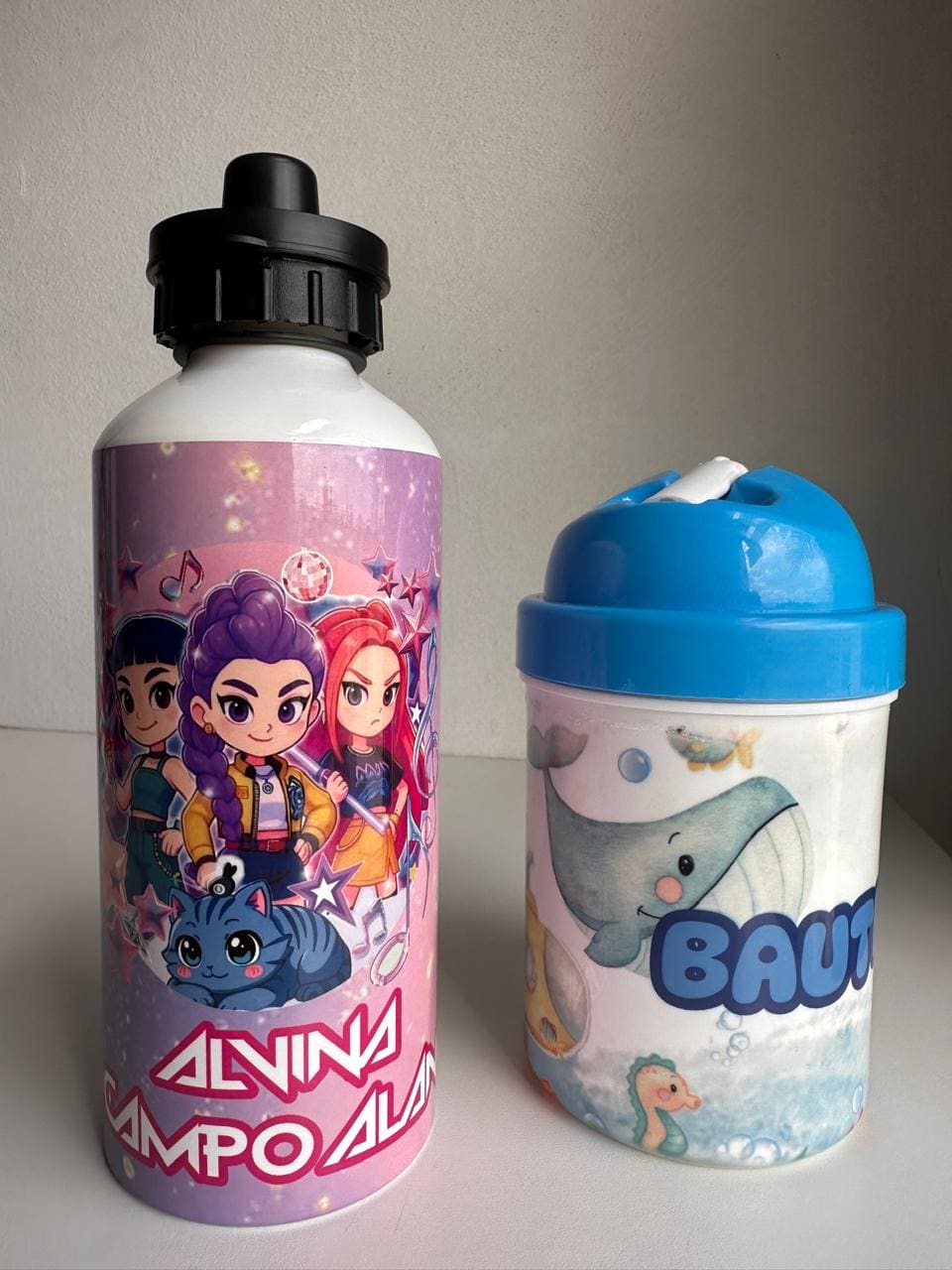 Botellas personalizadas con nombre