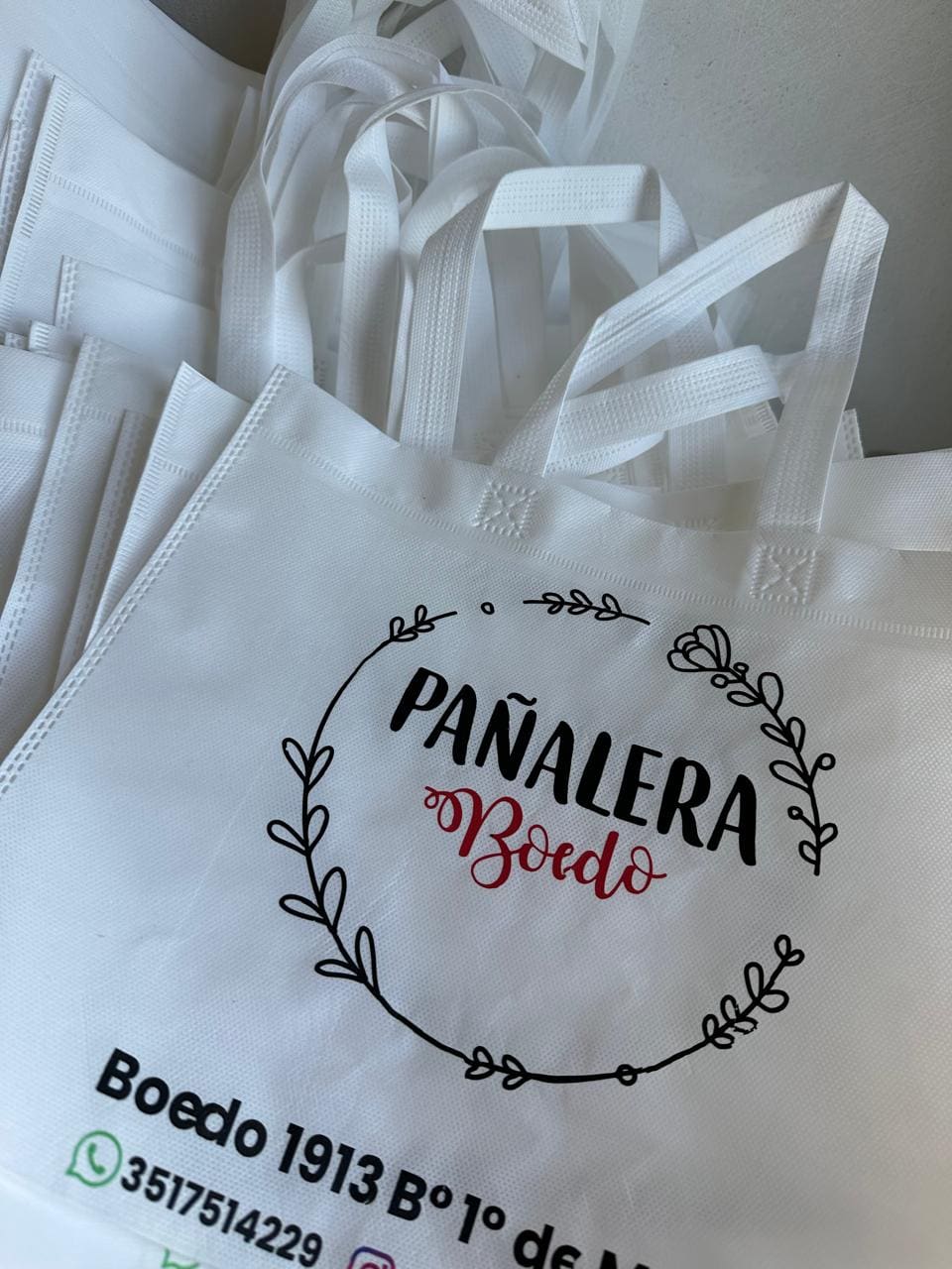 Bolsas de friselina personalizadas para comercio